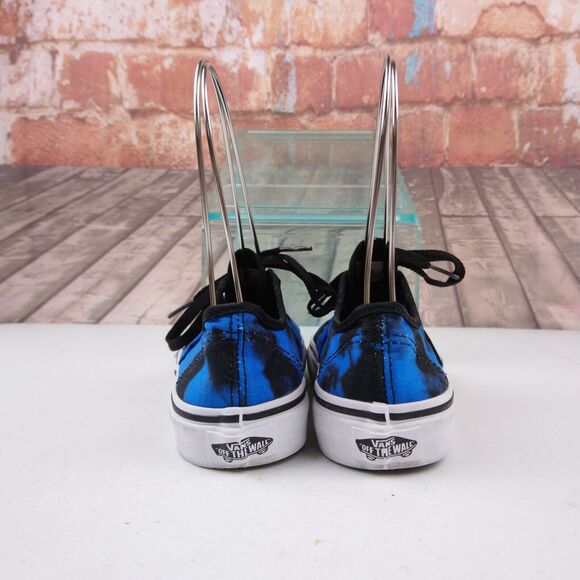 Vans Blue Tie Dye Sneakers Kids Size 2 - Picture 4 of 7